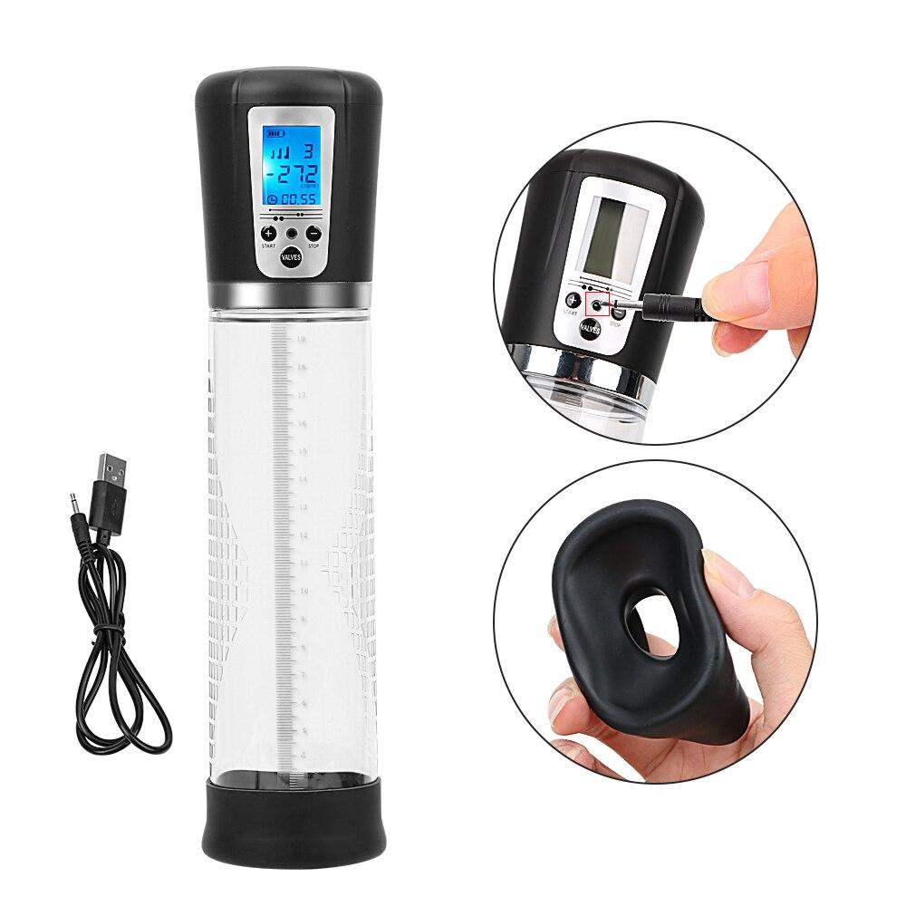 VATINE Electric Sex Toys for Men Penis Enlarger Extender Male Masturbation Penis Enhancement Vacuum Pump Automatic Penis Pump