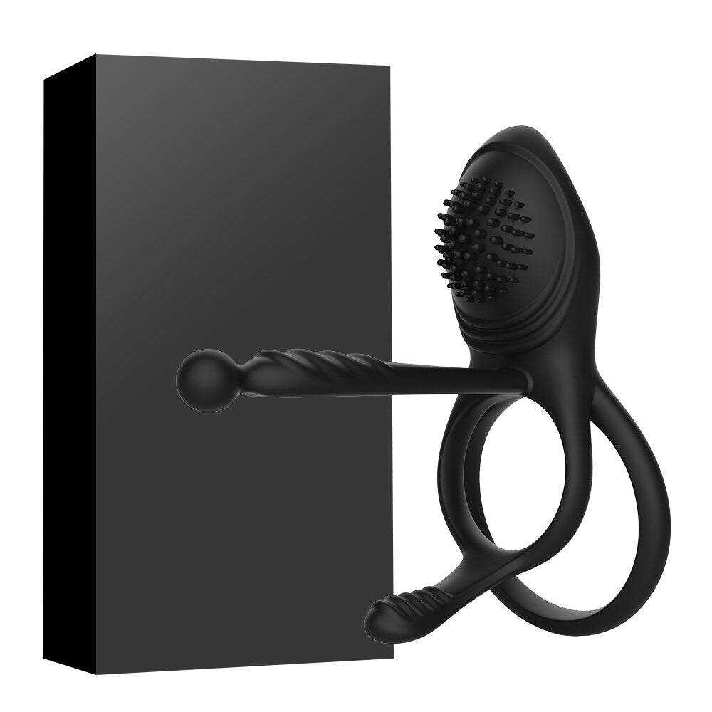 รีโมทคอนโทรลไร้สายอวัยวะเพศชายแหวน Vibratior Delay Ejaculation Vibrating Cockring กระตุ้น Clitoris เซ็กซ์ทอยสำหรับชายคู่