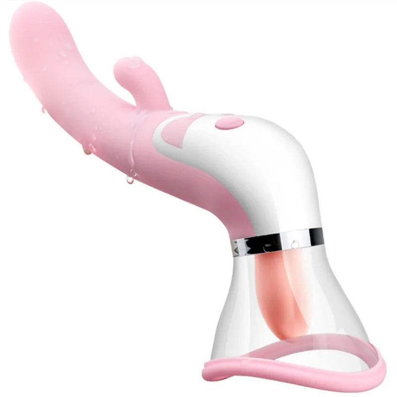 Vibrator Massager Clit Licker and Clitoral Licking Toy G-Spot Suck Sucking Heating Female Vibration Clitoris Orgasm Nipple