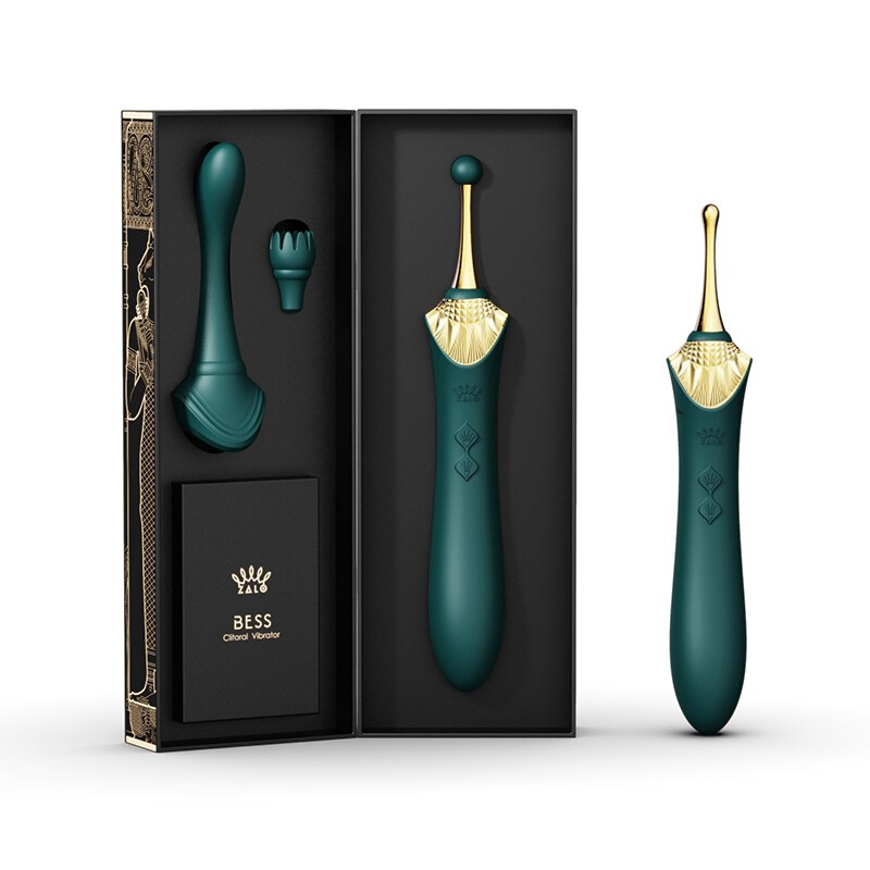 ZALO BESS 2.0G-Spot Vibrator ซิลิโคนกระตุ้น Clitoral Usb คู่มอเตอร์ Retro Massager ผู้ใหญ่เซ็กซ์ทอยสำหรับสตรี