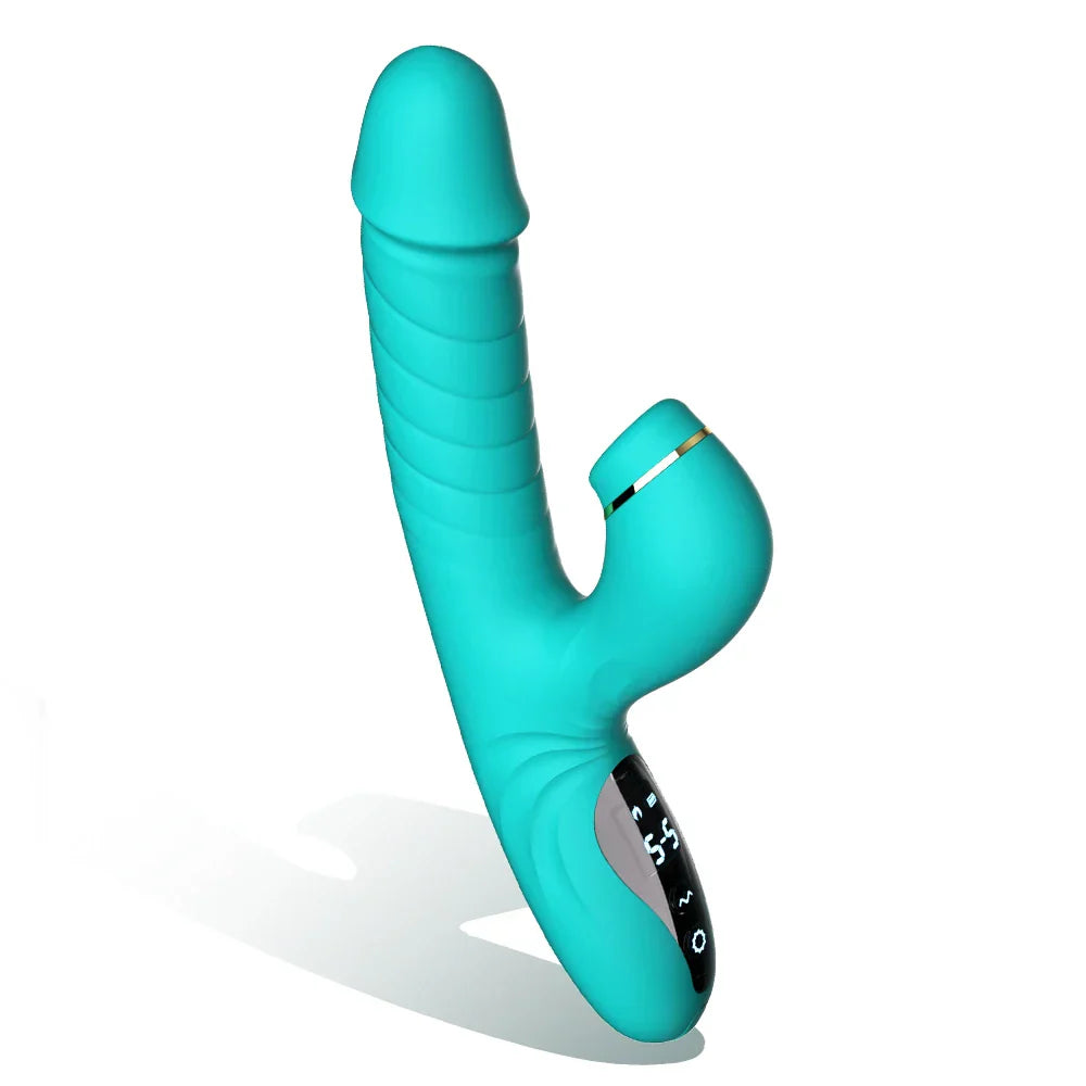 adult sex toys.Simulated glans. long-distance extension. tongue teasing. pulse vibration. LCD touch control. one click heating