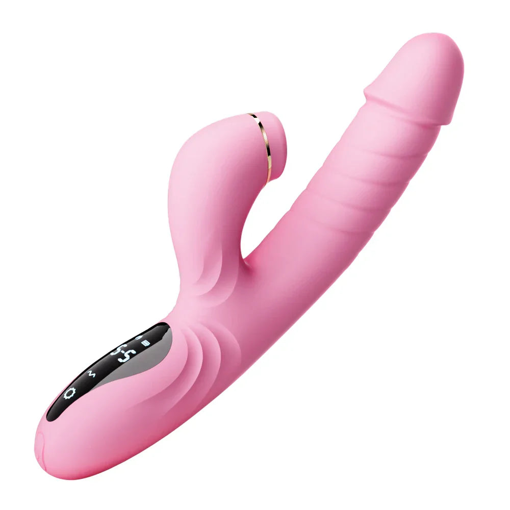 adult sex toys.Simulated glans. long-distance extension. tongue teasing. pulse vibration. LCD touch control. one click heating