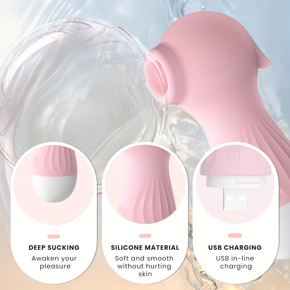 Clitoral Suction Vibrator Silicone 10 Frequencies Vibration Vaginal Massager Sex Toys USB Rechargeable