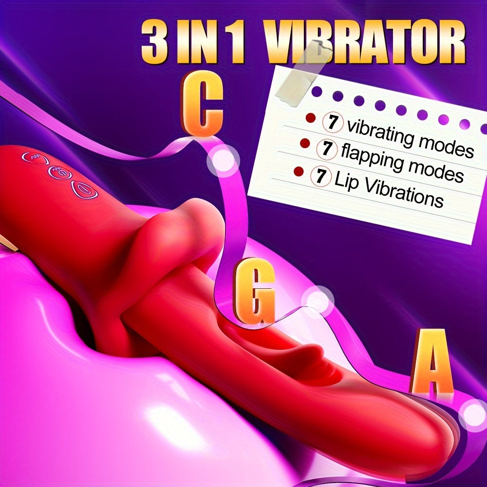 Usb-Powered Silicone Rabbit Vibrator - G-Spot & Clitoral Stimulation. Dildo For Women's Pleasure. Perfect For Couples