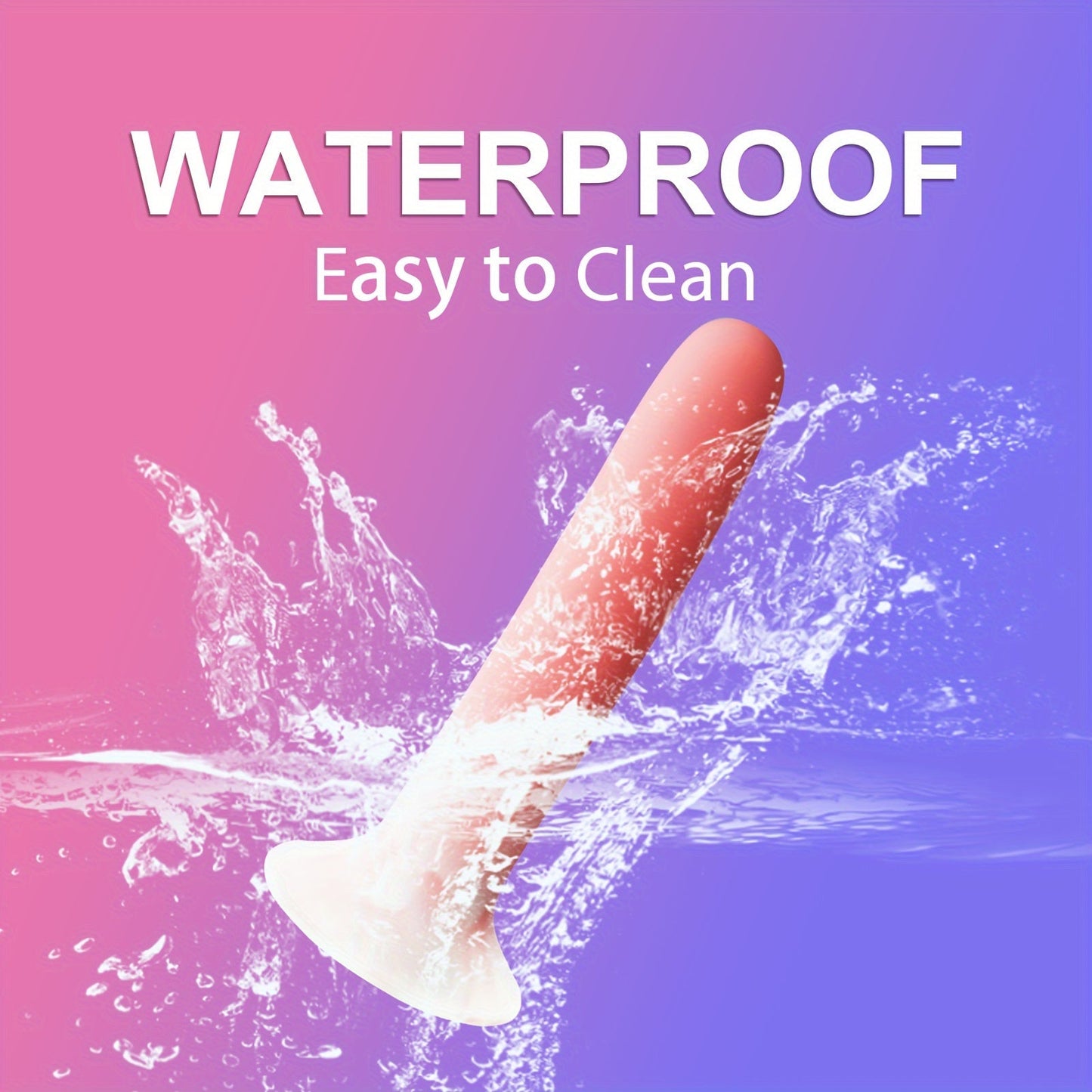 Powerful Suction Cup - Hands-Free Play Everywhere You Want: Super Real Texture - Experience The Real Man - Made of Liquid Silicone - 7.59In/19.5Cm - Delicate Texture - Suction Cup Design - Secure Grip - Non-Latex - No Battery Required